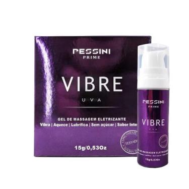 Imagem de Vibre gel de massagem eletrizante 15g pessini uva
