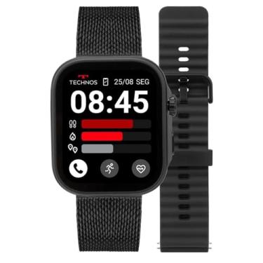 Imagem de Relógio Smartwatch Unissex Connect Preto Tmaxcaa/9p