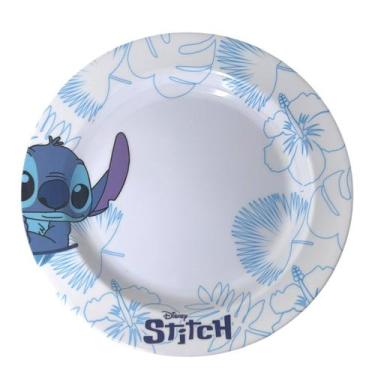Imagem de Prato Fundo Alimentação Infantil Jantar Melamina Stitch Unid - Marca