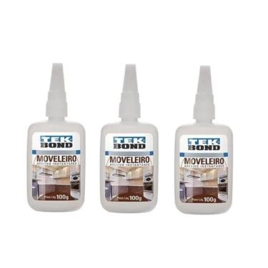 Imagem de 03 Un Cola Adesivo Instantânea Tekbond Moveleira 793 100Gr