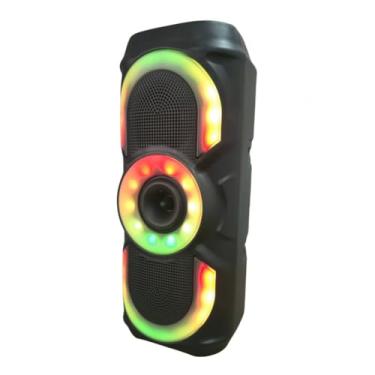 Imagem de Caixa de Som Multimídia Sem Fio RGB, 50W, Portátil, Alto-Falante Bluetooth com Iluminação LED, Modelo CS-30