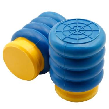 Imagem de ASTROSYNC Molas auxiliares de suspensão traseira esquerda e direita adequadas para Chevrolet Express 1500 Suburban 1500 Tahoe GMC Savana 1500 Yukon 1500 XL 2000-2020 substitui SSR-204-40 1 par azul