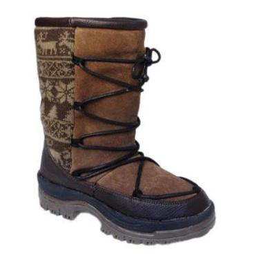 Imagem de MUK LUKS Bota curta feminina Kesuk, Marrom nórdico, 6