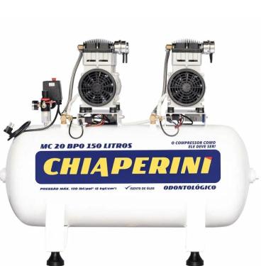 Imagem de Motocompressor Odontológico BPO 20 Pés 150L 220v Chiaperini