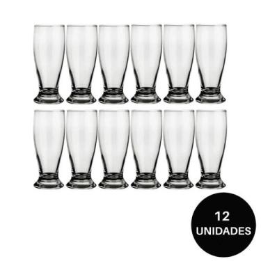 Imagem de Kit 12 Copo Chopp 200Ml Taça Tulipa Bar Cerveja Munich Nadir - Nadir F