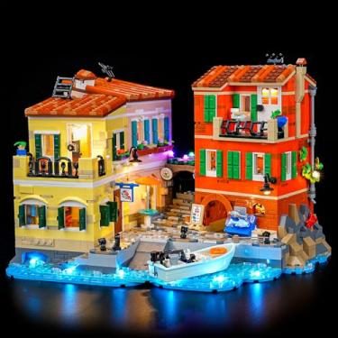Imagem de LIGHTAILING Luz para Lego-21359 Italian Riviera – Kit de iluminação LED compatível com o modelo de blocos de construção Lego – não inclui o conjunto de modelos