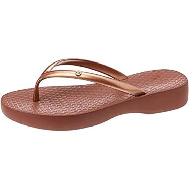 Imagem de Sandália Bia Light Curve, Azaleia, Feminino, Cobre Metalizado, 38