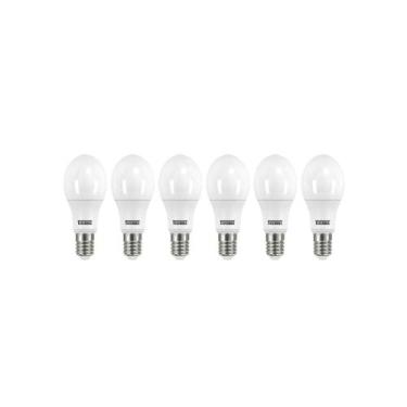 Imagem de Kit Com 6 Lâmpadas Led Tkl60 6500K 19092 Taschibra 9W