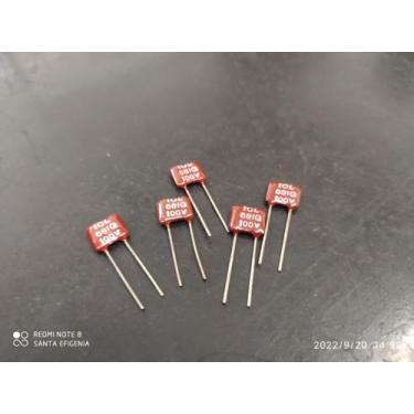 Imagem de 1x Capacitor Mica Prata 681pf/100v 2% Icl