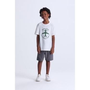 Imagem de Conjunto Infantil Masculino de Verão Avião-Masculino