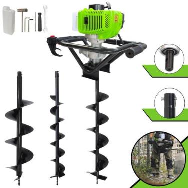 Imagem de Perfurador De Solo Profissional Completo Menegotti MPS-52 À Gasolina 5