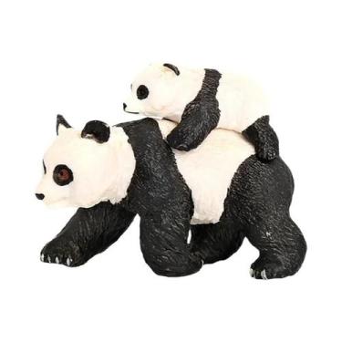 Imagem de Figuras De Ação Kawaii Panda Em PVC, Modelos De Animais De Simulação S