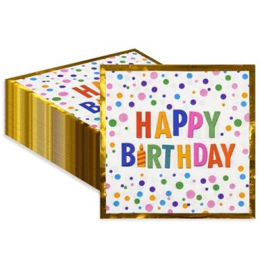 Imagem de 50 peças de Nakpins florais verdes, descartáveis florais para coquetéis de sobremesa guardanapos de mão macios para almoços para churrascos, todas as festas de verão, férias, jantar, remoção de ervas