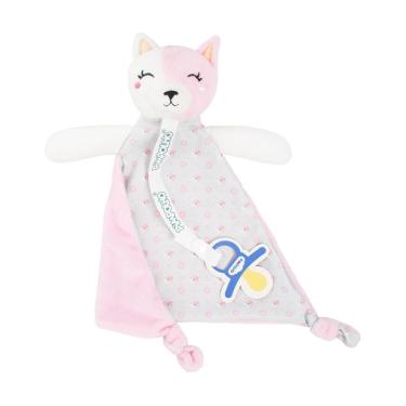 Imagem de Naninha para Bebê Menina Branco / Gato - Pimpolho