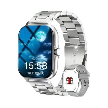 Imagem de Relógio Inteligente Com Chamada Bluetooth Monitor De Saúde Lembrete 24