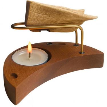 Imagem de Incensário Defumador De Palo Santo - Loja Fique Bem, Lua P +Brinde