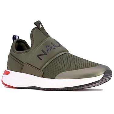 Imagem de Nautica Men's Casual Fashion Sneakers-Walking Shoes-Lightweight Joggers-Zento-Olive 1-7.5