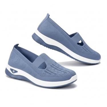 Imagem de Tenis Ortopedico Feminino - Tênis Flexíveis Ortopédicos Femininos, Sapatos Casuais - Sapatos Malha Respirável Sapatos Ortopédicos, Confortáveis e Fácil Calçar TAM 35,36,37,38,39.40,41/ Após a compra envie uma mensagem com o seu número