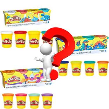 Imagem de Massa de modelar play-doh com 4 potes sortido - hasbro g0861