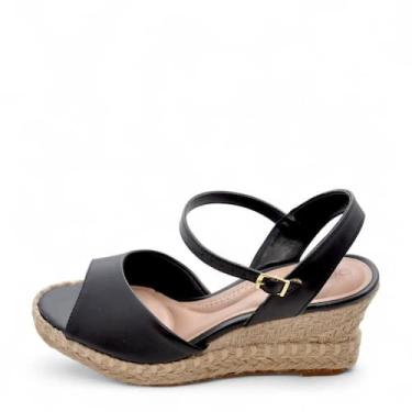 Imagem de Sandália Feminina Beira Rio Anabela REF: 8486118 NAPA, Preto, 36