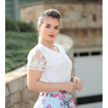 Imagem de Blusa detalhes em renda - ST moda 