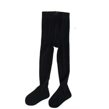 Imagem de Meia Calça Infantil Grossa Minina Minino lisa Inverno Proteção Frio - 