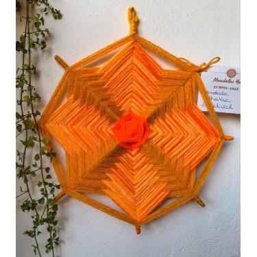 Imagem de Mandala de Lã Decorativa - Artesanal