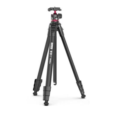 Imagem de Tripé de Viagem YING Ombra 3029 Compacto e Leve para Câmeras DSLR Mirrorless e Celulares | Suporte Portátil Profissional Ajustável para Fotos e Vídeos | Cor Preto