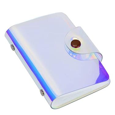 Imagem de ZJchao Álbum de Fotos Pequeno, Pasta de Cartões Fotográficos de 3 Polegadas Transparente Colorido álbum de Fotos Cartão de Visita Suporte para Livro Mangas de Cartão Fotográfico