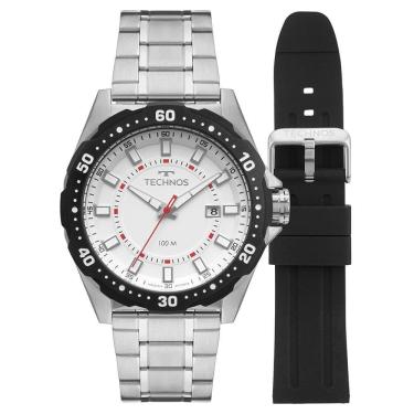Imagem de Relógio Technos Masculino Racer Premium Bicolor - 2315lbc/t1b