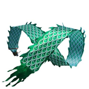 Imagem de Square Dance Cinto de dança de dragão de meia-idade e idosos, cinto de dança de dragão, adequado para esportes e atividades culturais adereços de desempenho (laranja, verde, rosa, 8M)