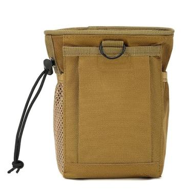 Imagem de Pochete para homens e mulheres, bolsa de cintura leve com cordão com bolso grande, portátil e durável para viagens, caminhadas, academia, uso ao ar livre, Caqui, Moderno