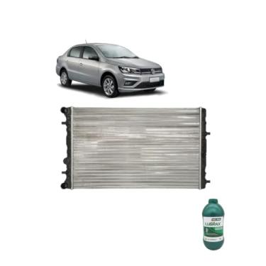Imagem de Kit Radiador VW Gol/Voyage 1.0/1.6 09> Com Ar + Aditivo Lubrax Verde Concentrado 1L
