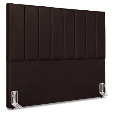 Imagem de Cabeceira Casal 140 Cm Com Frame Dalia Corino Marrom Artte Marrom