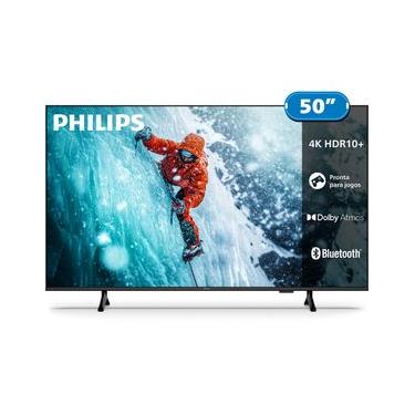 Imagem de Smart TV 50" 4K Philips 50PUG7300/78 UHD Titan OS Pixel Precise Comando de Voz Preta