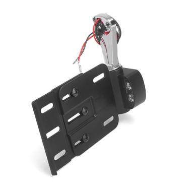 Imagem de Suporte de placa de licença de motocicleta Fender Eliminator Side Mount License Bracket para Harley Sportster XL883, XL1200, Dyna Low Rider FXDLS, Street Bob FXDB (Chrome)