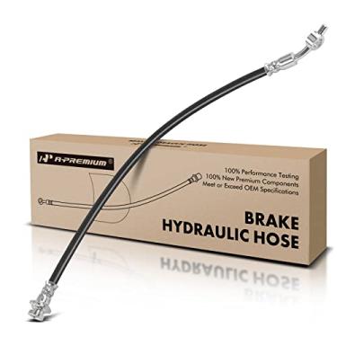 Imagem de A-Premium Mangueira hidráulica de freio de passageiro dianteiro compatível com modelos selecionados Nissan - NP300 Frontier/NP300 2016 2017 2018 2019, 2.5L - Substituição # 462104KH7A, 462104KH7C