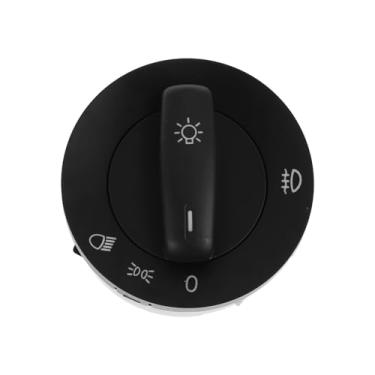 Imagem de A ABSOPRO Interruptor de farol para VW Beetle 2011-2019 para VW Caddy 2004-2020 Substituição do interruptor de controle de intensidade de luz nº 1K0941431B/1K0941431B/1K0941431B 1 peça