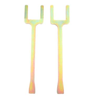 Imagem de Zhjvihx Conjunto de Ferramentas de Remoção de Eixo CV, Cunha de Garfo de Aço de 2 Peças e Popper Espaçador para Veículos Com Tração Dianteira, Com Design de Aço Forjado de Queda de 14