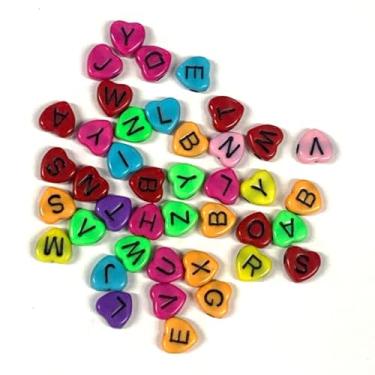 Imagem de Miçanga, Kit, Conta Coração, Preto, 25 Gramas, Sortido