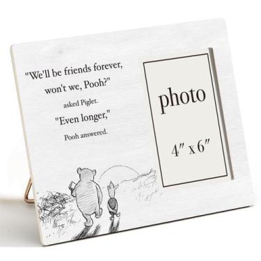 Imagem de Porta-retratos AKFVNSFK Pooh Bear Friendship Gift 10x8