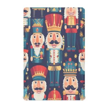 Imagem de Qilmy Lençóis de berço tradicionais de Natal, de microfibra macia, respirável, elástico, para meninos e meninas, miniberço, 99 cm x 68,5 cm, capa de colchão infantil portátil