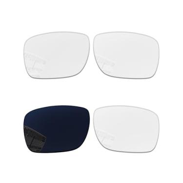 Imagem de Acefrog 4 pares de lentes de substituição para óculos inteligentes Ray-Ban Meta Wayfarer RW4006 50 mm, ajuste perfeito, à prova de estilhaçamento, antiarranhões, HD transparente + fotocromático