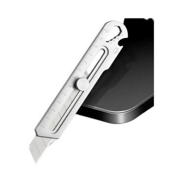 Imagem de Faca Elétrica Utilitária Com Lâmina Retrátil Em Aço SK5, Afiada Para P