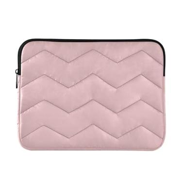 Imagem de Bolsas para laptop de cor lisa rosa lisa, bolsa para laptop de 16 polegadas para homens, pasta de laptop de 15 polegadas