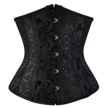 Imagem de Corset Underbust Cinta Modeladora Cintura Redutora de Medida - Modas F