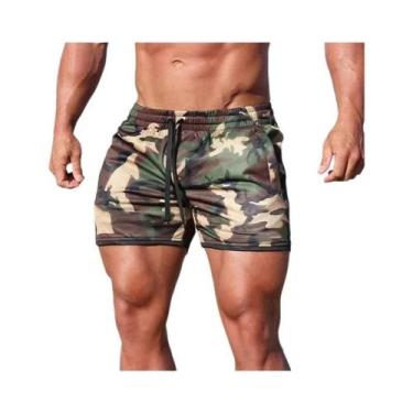 Imagem de Bermudas Esportivas Masculinas Em Malha Respirável Para Verão, Fitness