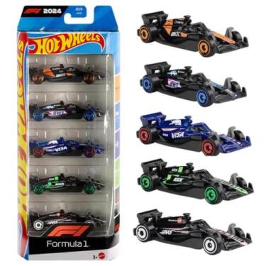 Imagem de Hot Wheels Pack 5 Carros Fórmula 1 Original 1magnus -, Preto