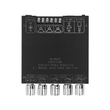 Imagem de Garosa Placa Amplificadora de Potência, Material PCB, Controle de Som Otimizado Com TPA3116D2, Canal Duplo 2.1 para Home Theater e Entusiastas de áudio