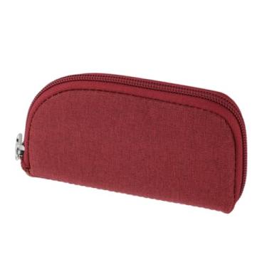 Imagem de Necessaire Pequena Para Maquiagem,Clutch Organizadora Portátil Para Cosmeticos | De Maquiagem Para De Senhora,Para Joias Batom Escola Compras Trabalho Passeios Viagem